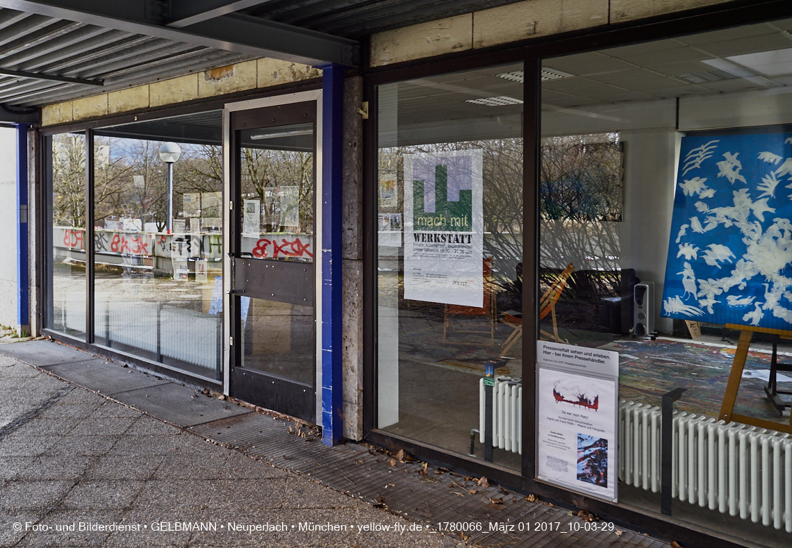 01.03.2017 - die Abrissbaustelle Quiddezentrum in Neuperlach